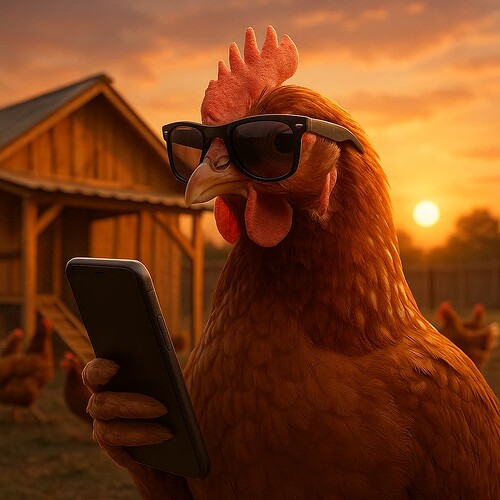 Smart Chicken Farm - Einfaches Dashbord für die Stallbeleuchtung