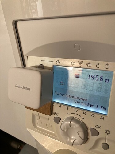 Switchbot Schaltet Warmwasser - Home Assistant steuert die Ventile Entsprechend